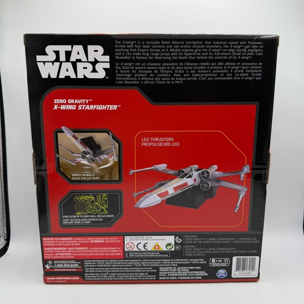 Air Hogs Star Wars Zero Gravity X-Wing Starfighter Wall Racer RC Drone T-55 - Picture 3 of 8